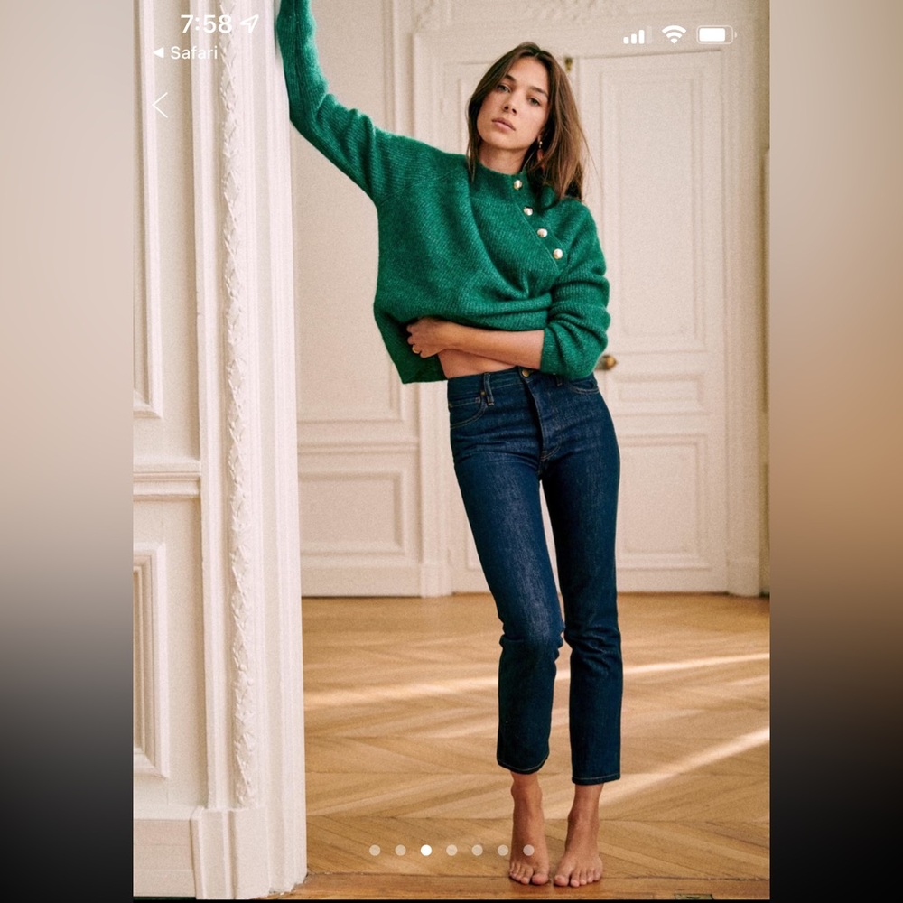 Sezane brut sexy jeans 26 Indigo